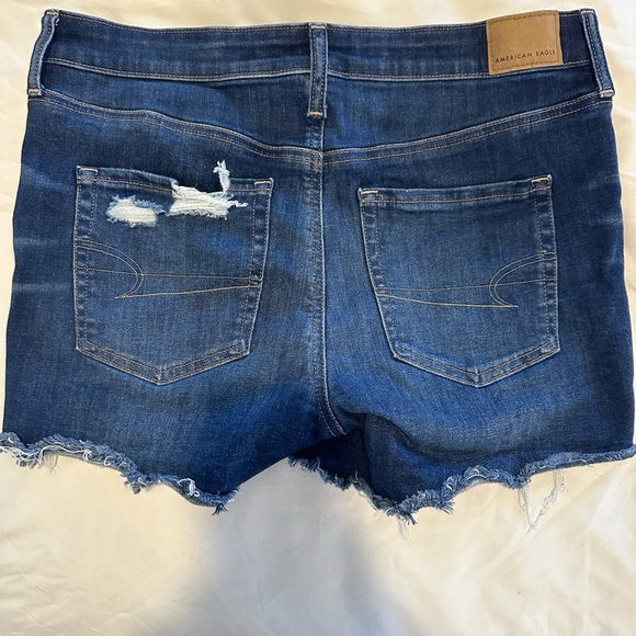 AE NE(X)T Level Low Rise Denim Mini Shorts - Picture 3 of 4